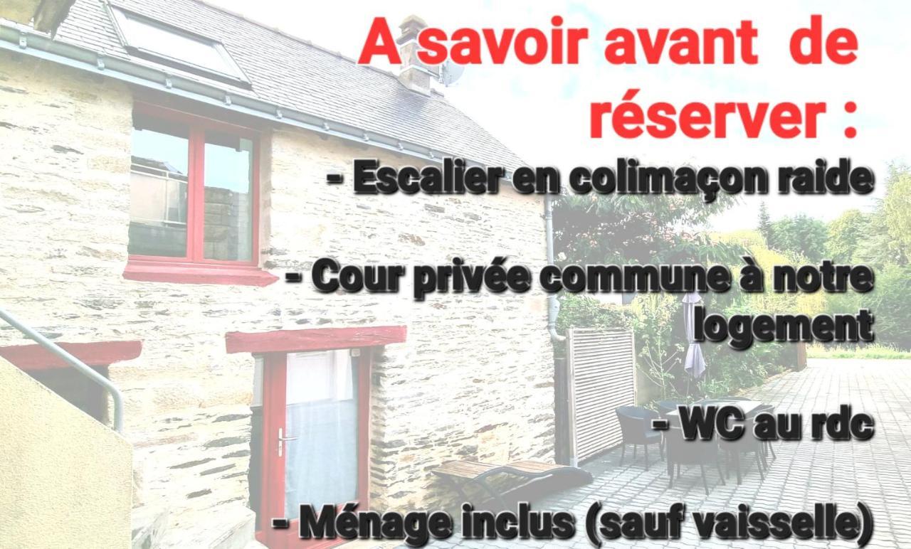 Gîte - Et à côté coule une rivière Josselin Esterno foto